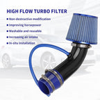 3'' Cold Air Intake Filter Induction Kit Pipe Power Flow Hose System Universal