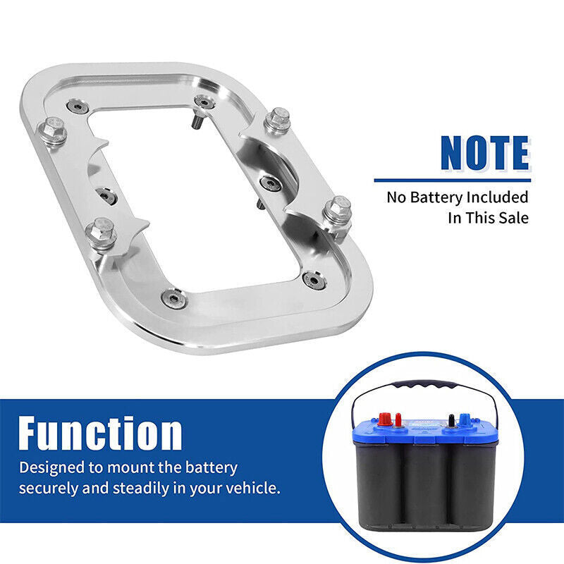 Fit For Optima 34/78 Battery Relocation Tray Bracket Relocation Mount Set
