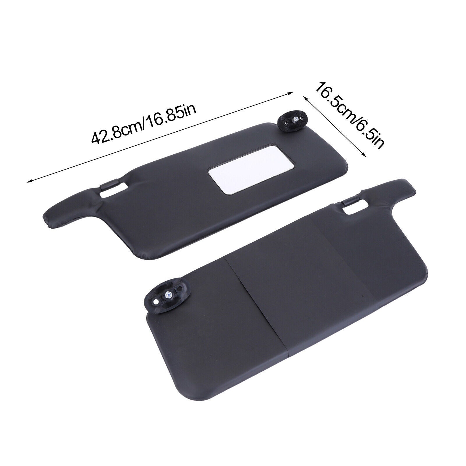 Fit For Honda Civic 1996 1997-2001 Interior Sunvisor Pair LHD Black 2X
