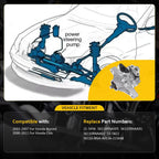 Power Steering Pump Assembly for 2006 2007 2008 2009 2010 2011 Honda Civic 1.8L