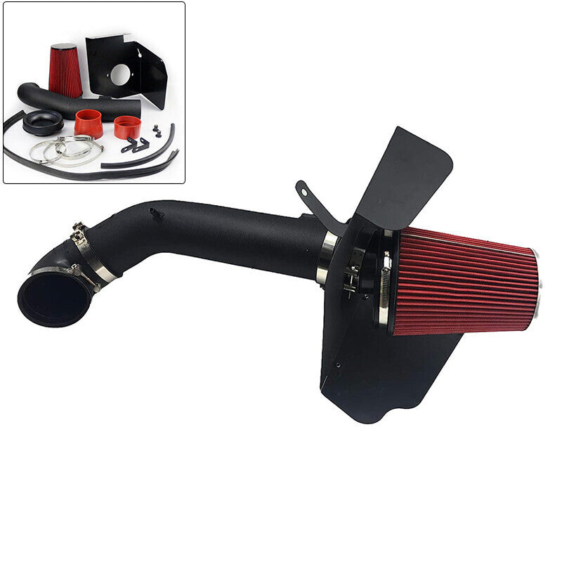 Cold Air Intake Filter Heat Shield Kit for 09-13 Chevy GMC 1500 V8 4.8/5.3/6.0L