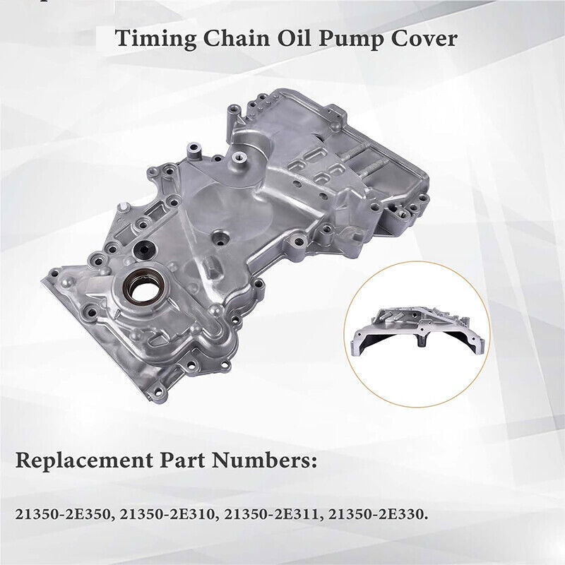Timing Chain Oil Pump Cover For Hyundai Tucson & Kia Soul 2.0L 2014 2015-2019