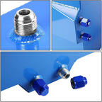 High Quality 20 Gallon Aluminum Racing Drift Fuel Cell Tank w/ Level Sender Blue