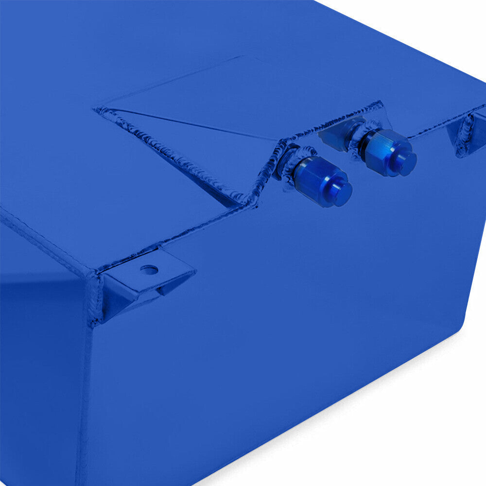 High Quality 20 Gallon Aluminum Racing Drift Fuel Cell Tank w/ Level Sender Blue