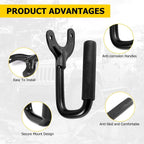 Front Grab Handles Bars Fit for 1997-2006 Jeep Wrangler TJ & Unlimited-Black