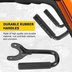 Front Grab Handles Bars Fit for 1997-2006 Jeep Wrangler TJ & Unlimited-Black