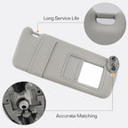 Right Passenger Side Sun Visor Gray 74320-06780-B0 for Toyota Camry 2007-2011