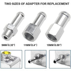 Aluminum Water Coolant Radiator Universal 2.5L Overflow Reservior Tank+ Cap