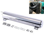 3" X 16" 50OZ Polished Stainless Steel Radiator Over Flow Puke Tank Catch Can