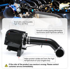 Fit For 99-06 Chevy GMC V8 4.8L/5.3L/6.0L 4" Cold Air Intake Kit+Heat Shield Bla