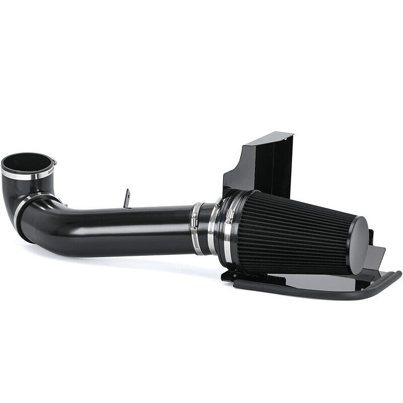 Fit For 99-06 Chevy GMC V8 4.8L/5.3L/6.0L 4" Cold Air Intake Kit+Heat Shield Bla