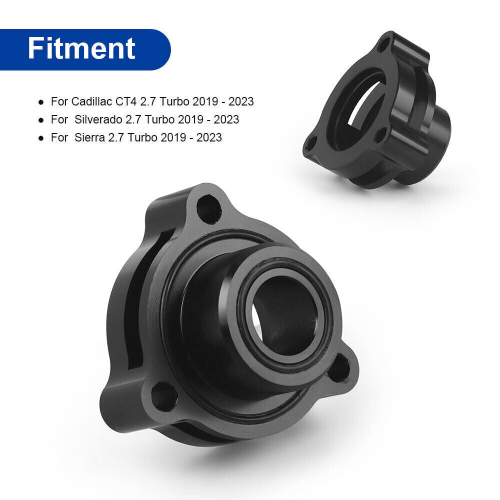 Billet Blow Off Valve Adapter For Chevy Silverado GMC Sierra 2.7 Turbo 2019-2023