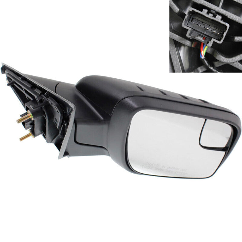 Power Mirror For 2011-2015 Ford Explorer Right Side Manual Fold Textured Black