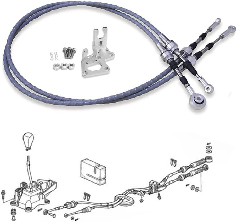 Shifter Cables&Trans Bracket For RSX K20 K24 K Swap Series EG EK DC2 Race Civic