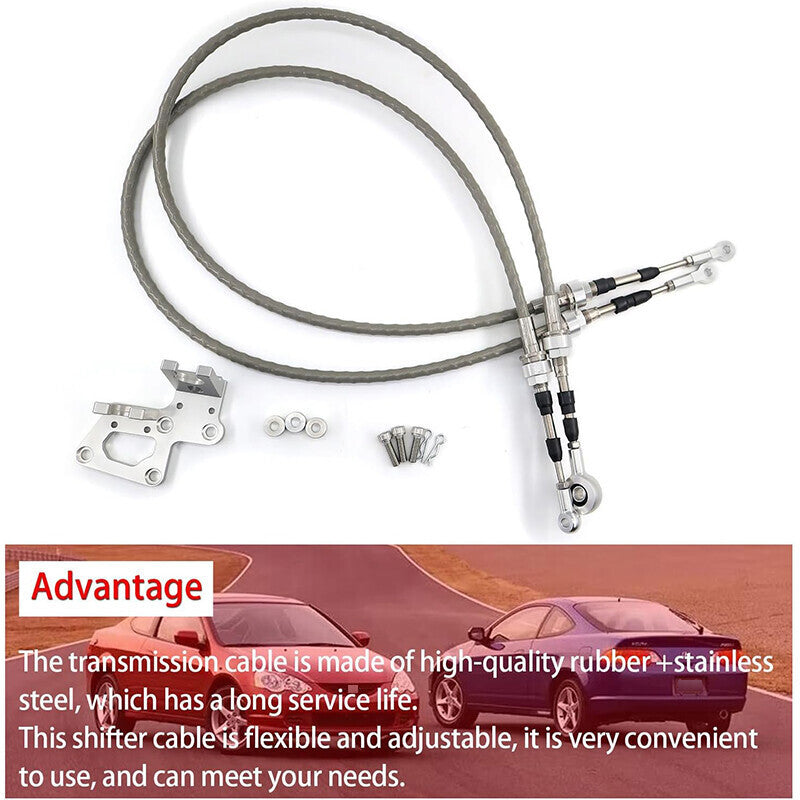 Shifter Cables&Trans Bracket For RSX K20 K24 K Swap Series EG EK DC2 Race Civic