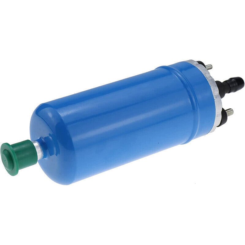 Inline Universal High Pressure Fuel Pump With Installation Kit Blue