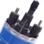 Inline Universal High Pressure Fuel Pump With Installation Kit Blue