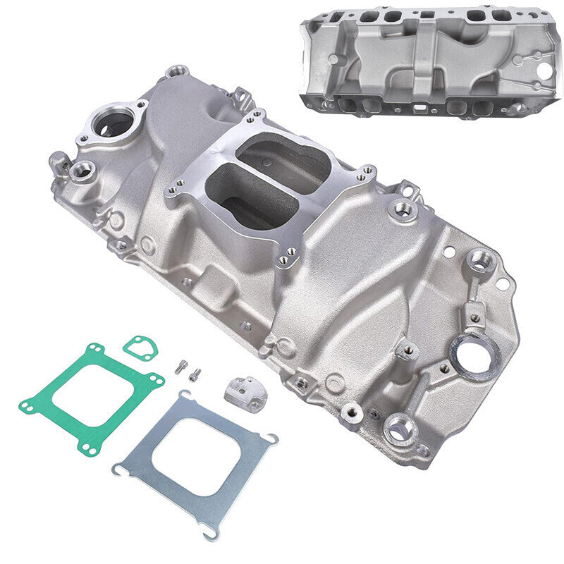 Intake Manifold Dual Plane Low Rise for Chevy BBC BB Big Block 396 402 427 454