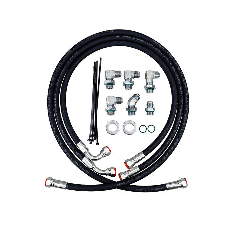 Transmission Cooler Hose Line Fitting Kit for 2006-2010 GM GMC Chevy 6.6L LBZ LM