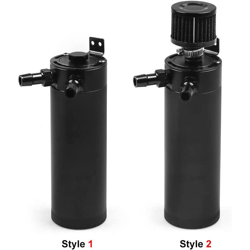 750ML Oil Catch Can Kit Universal Oil Separator Large Baffled Reservoir Tank
