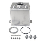 2L Billet High Flow Swirl Fuel Surge Tank AN6 Fitting & 044 External Fuel Pump