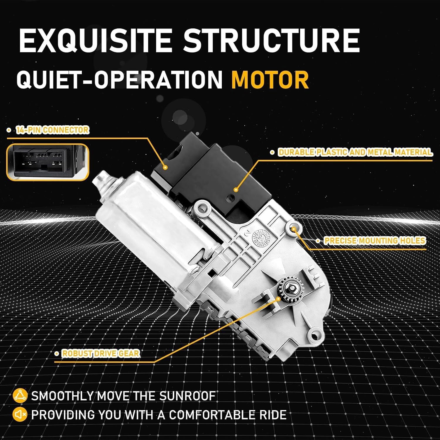 For 2011-2017 Ford Explorer Right or Left Sunroof Moon Roof Motor BB5Z15790A