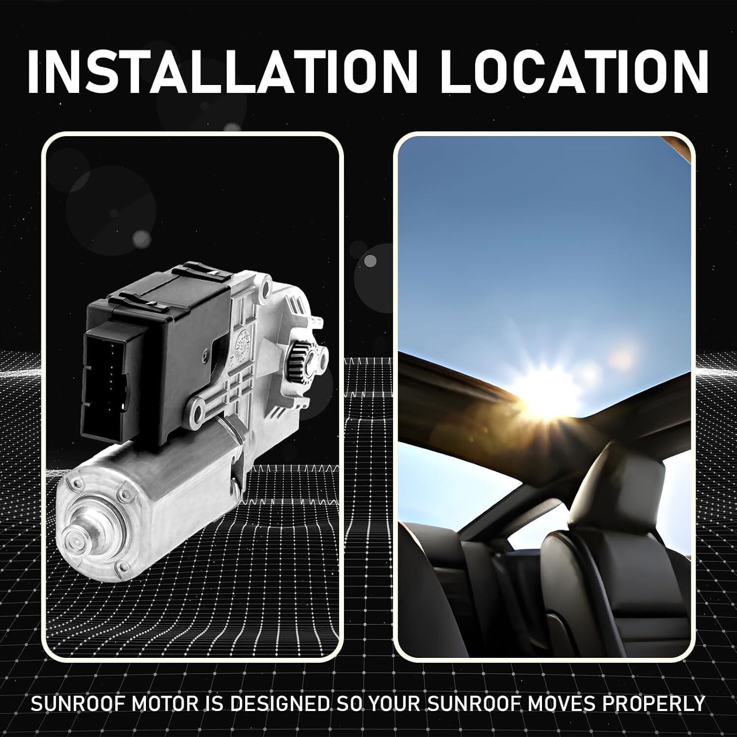 For 2011-2017 Ford Explorer Right or Left Sunroof Moon Roof Motor BB5Z15790A