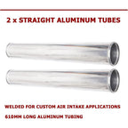 Universal 2.5" Intercooler Piping Kit +T-Bolt Clamps + Black Silicone Hose