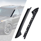 2 Pair Passenger Driver Windshield A-Pillar Molding Trim for 11-19 Ford Explorer