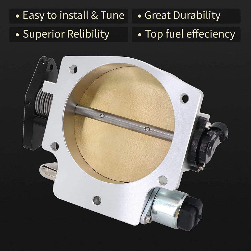 Fit LS Throttle Body 102mm 4 Bolt +TPS IAC For GM LS1 LS2 LS6 LS7 LSX Alum