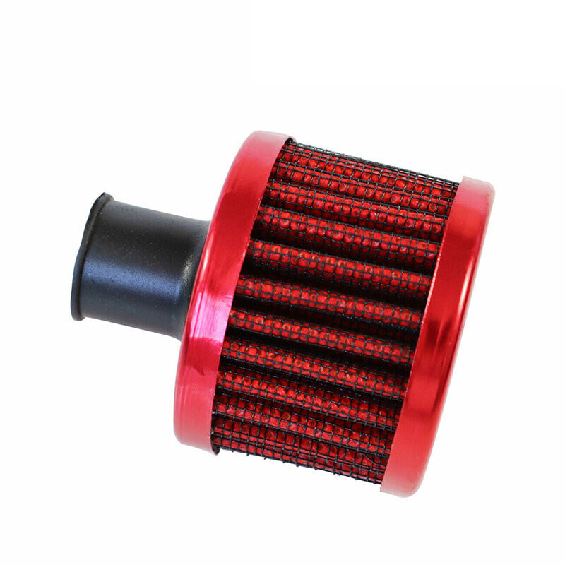 Universal Car Oil Catch Can Kit Reservoir Baffled Tank with Breather Filter Red
