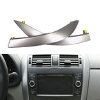 Car Center Dash A/C Outlet Air Vent Panel Trim Strip For Toyota Corolla 09-2013
