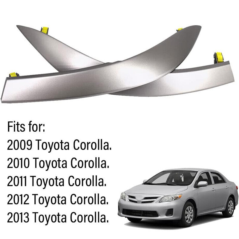 Car Center Dash A/C Outlet Air Vent Panel Trim Strip For Toyota Corolla 09-2013