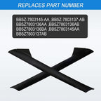 2PCS For 2011-2019 Ford Explorer Windshield Outer Pillar Molding Trim Left Right
