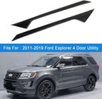 2PCS For 2011-2019 Ford Explorer Windshield Outer Pillar Molding Trim Left Right