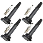 4PACK Ignition Coil Spark Plug KIT For Toyota Camry RAV4 Avalon L4 2.5L UF487