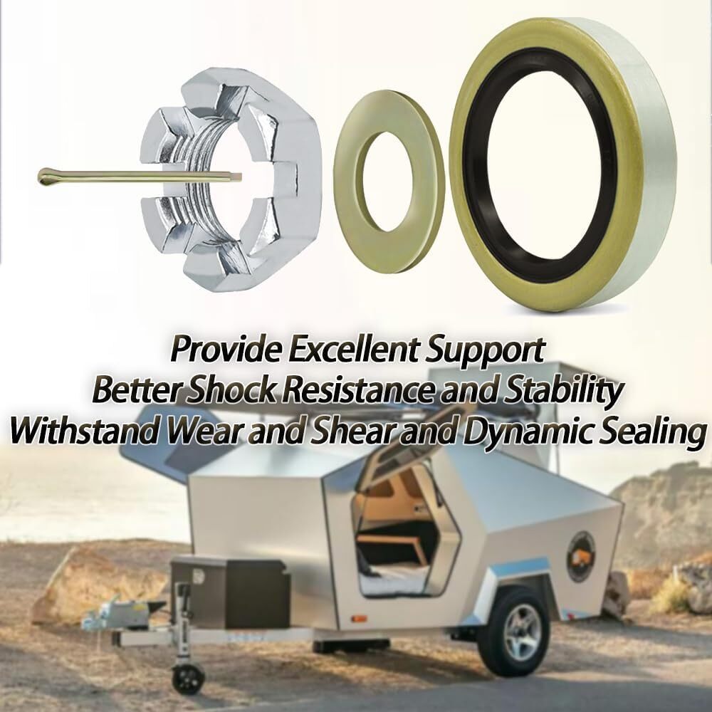 3500LB 1-1/16'' to 1-3/8" Boat Trailer Wheel Axle Bearing Seal Kit L68149 L44649