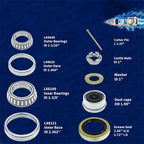 3500LB 1-1/16'' to 1-3/8" Boat Trailer Wheel Axle Bearing Seal Kit L68149 L44649