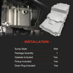 Swap Oil Pan Retrofit Kit Low Profile for LS1 LS2 LS3 4.8L 5.3L 6.0L 6.2L Rear