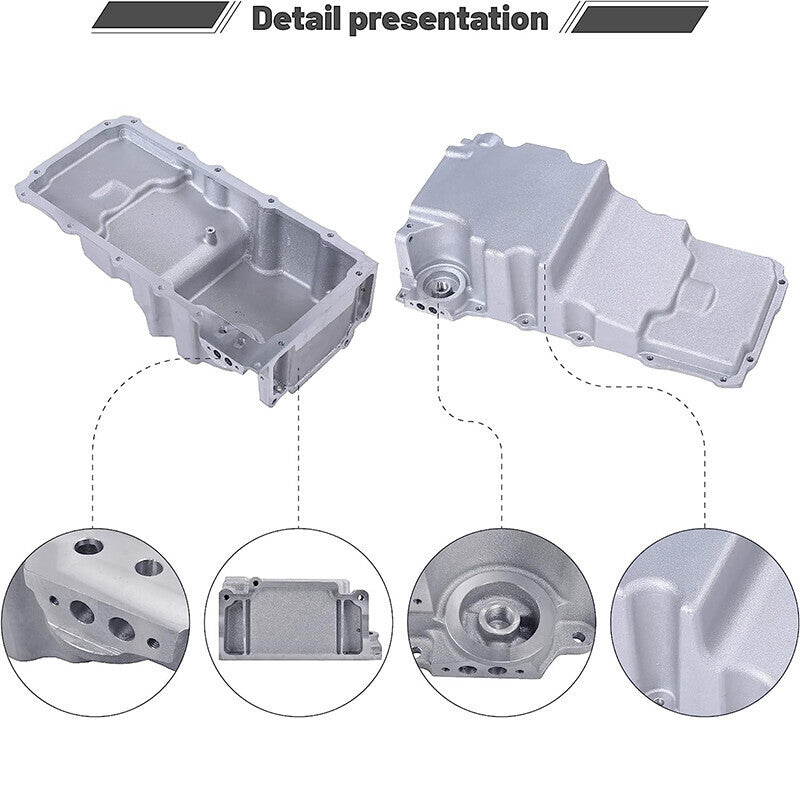 Swap Oil Pan Retrofit Kit Low Profile for LS1 LS2 LS3 4.8L 5.3L 6.0L 6.2L Rear