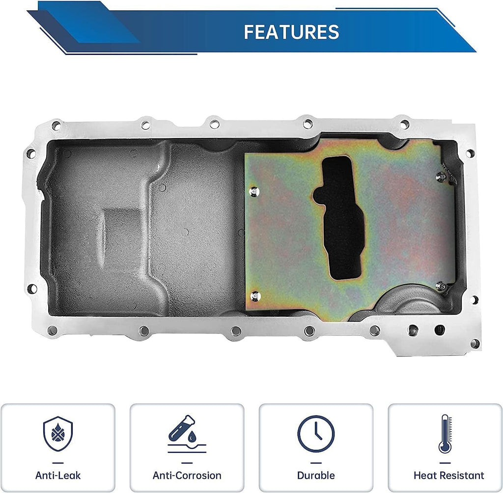 Swap Oil Pan Retrofit Kit Low Profile for LS1 LS2 LS3 4.8L 5.3L 6.0L 6.2L Rear