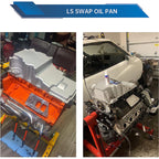 Swap Oil Pan Retrofit Kit Low Profile for LS1 LS2 LS3 4.8L 5.3L 6.0L 6.2L Rear