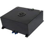 20 Gallon/80L Fuel Cell Gas Tank Black Aluminum w Level Sender& Cap Fuel Line