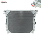 For 2007-2018 Jeep Wrangler JK 3.6L 3.8L V6 Engine Aluminum 3 Row Radiator