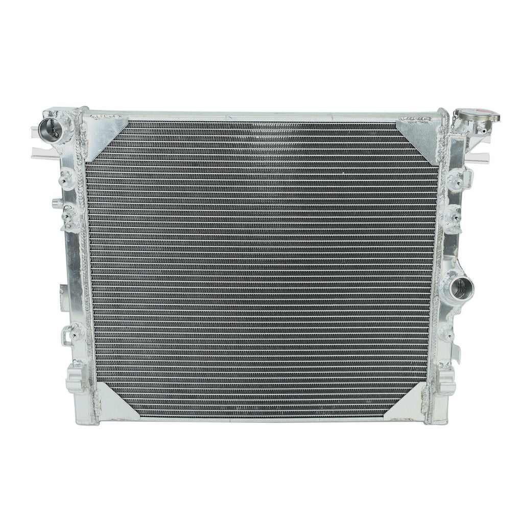For 2007-2018 Jeep Wrangler JK 3.6L 3.8L V6 Engine Aluminum 3 Row Radiator