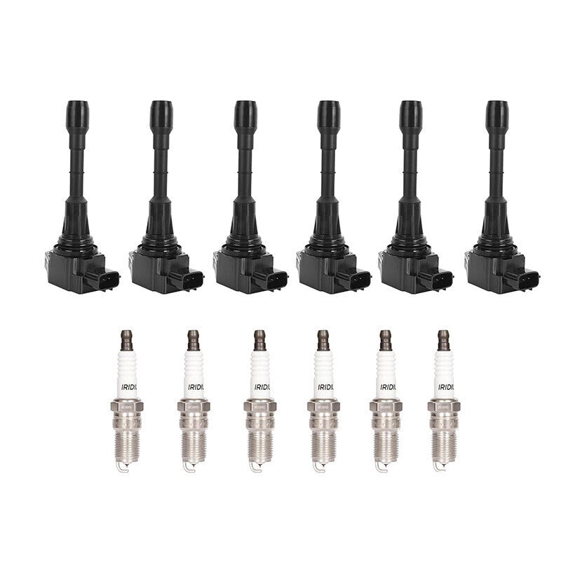 6X Ignition Coil & 6X Spark Plug for 2009-2019 Nissan Maxima V6 3.5L UF550 C1670