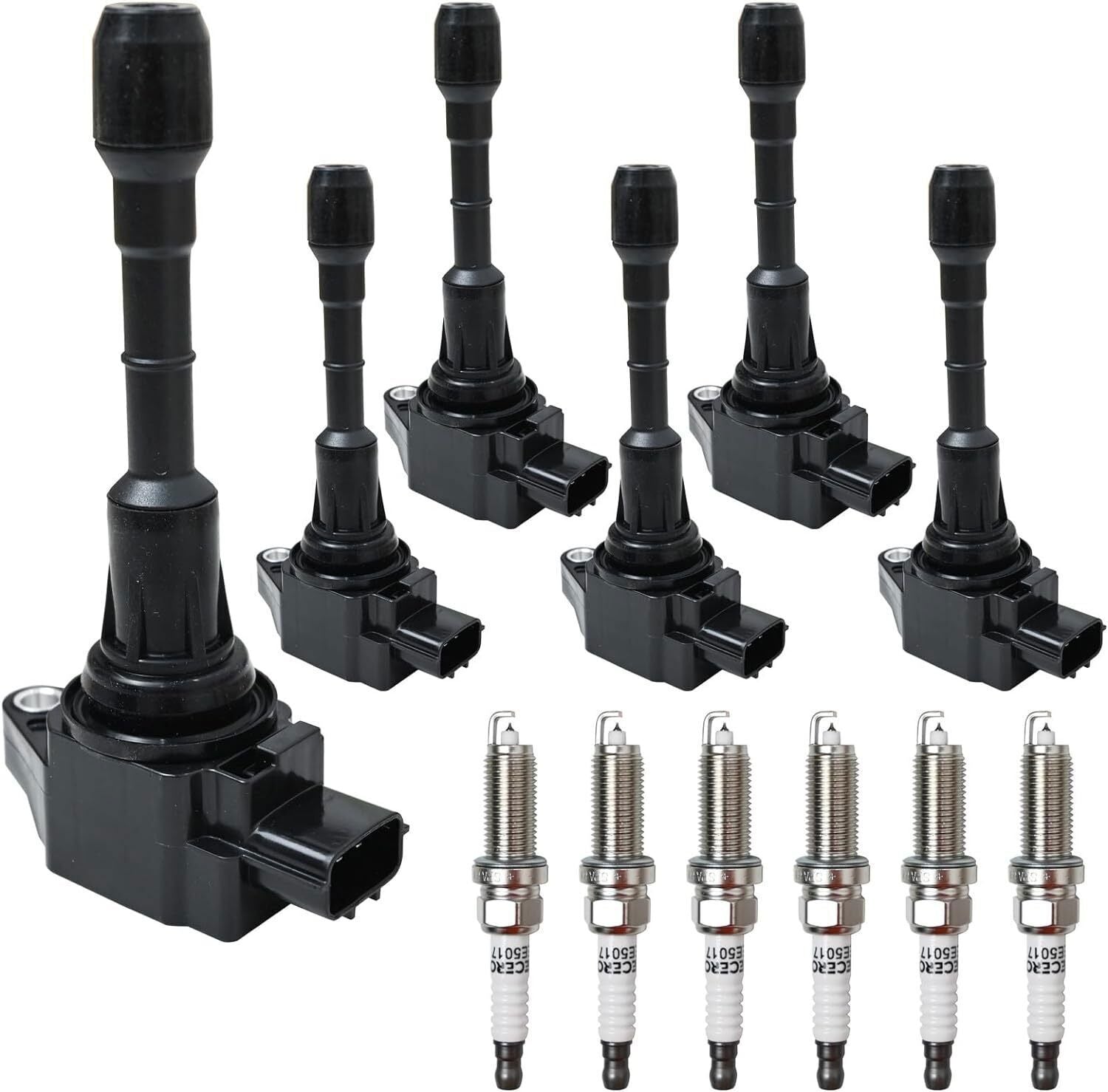 6X Ignition Coil & 6X Spark Plug for 2009-2019 Nissan Maxima V6 3.5L UF550 C1670