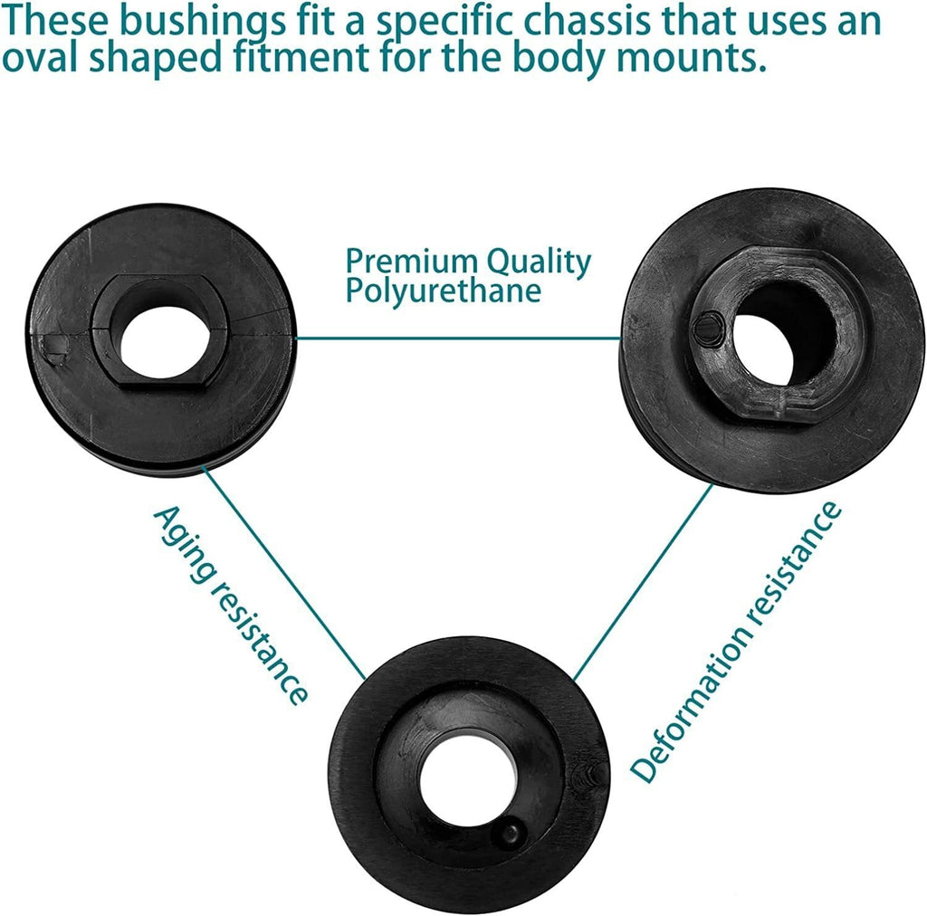 Fit For 2008-2016 Ford F-250 F-350 Super Duty Body Cab Mounts Body Mount Bushing