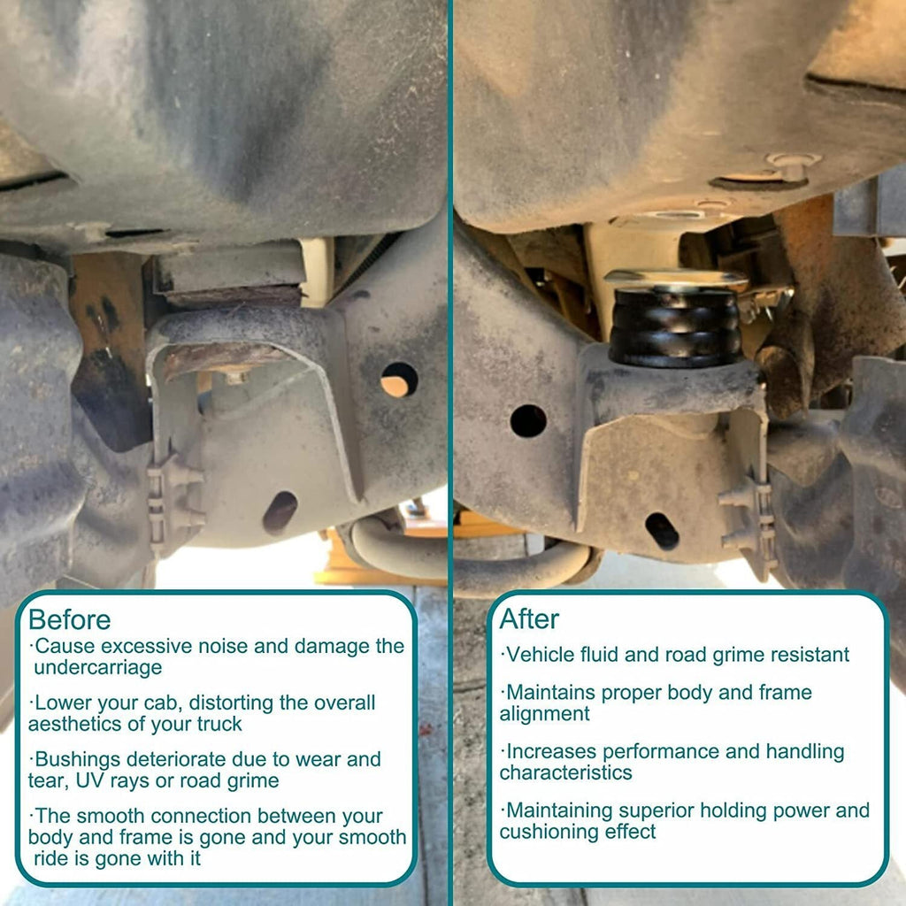 Fit For 2008-2016 Ford F-250 F-350 Super Duty Body Cab Mounts Body Mount Bushing