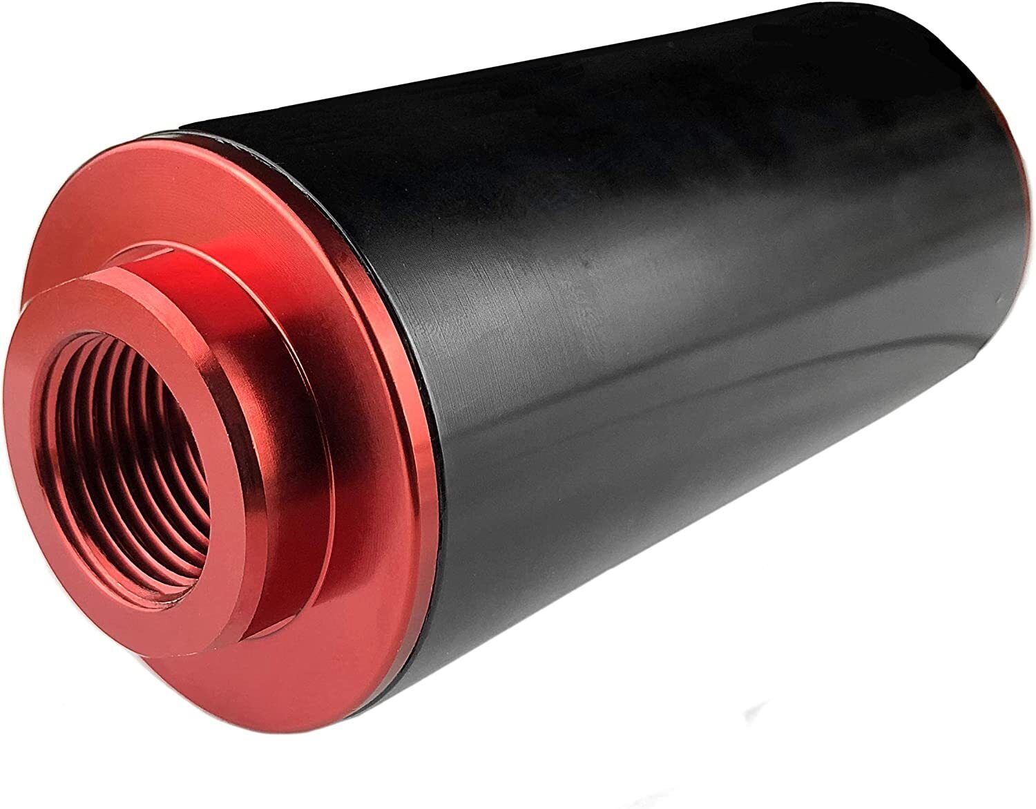 High Flow Inline Fuel Filter 100 Micron Cleanable 6AN 8AN 10AN Adapter Universal